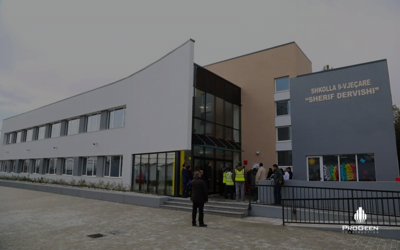 Inaugurimi i Shkollës 9-Vjeçare "Sherif Dervishi" në Budull, Krujë Shkolla Sherif Dervishi, Kruje