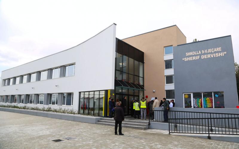 Inaugurimi i Shkollës 9-Vjeçare "Sherif Dervishi" në Budull, Krujë