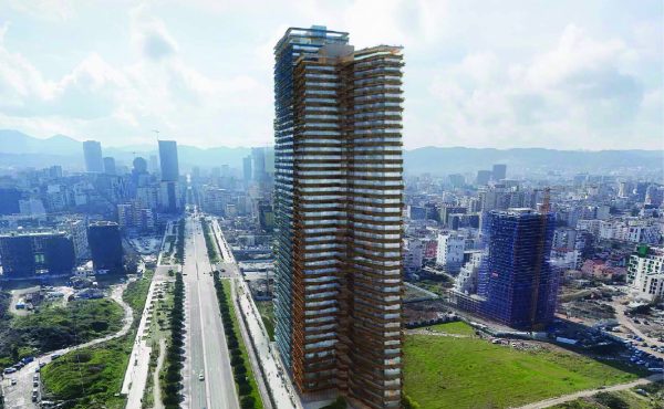 Dual towers